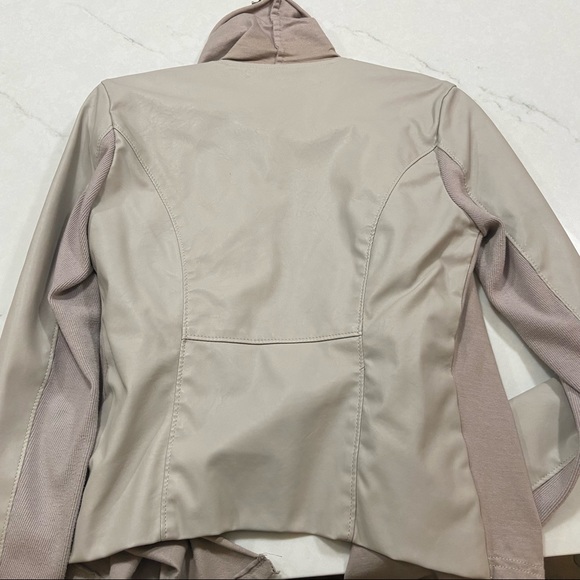 BLANKNYC faux leather cardigan jacket - Picture 2 of 4